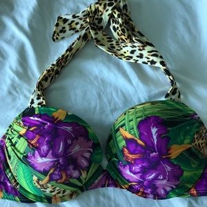 Victoria Secret Swimsuit Tropical Pattern 34C